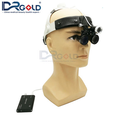 Qualität  Headband With Headlight LED Light 2.5X 3.5X Loupes /Medical Magnification Portable Dental ENT Surgical Loupes Dental Magnifier usine